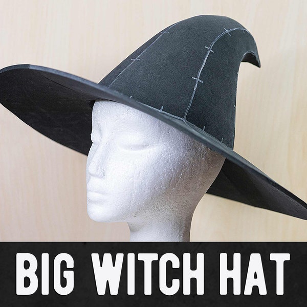 Big Witch Hat Pattern - Digital Download | PDF