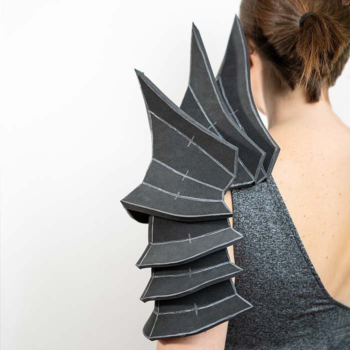 Demon Shoulder Armor Pattern - Digital Download | PDF - Etsy