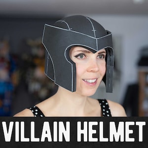 Patrón de casco de villano - Descarga digital / PDF