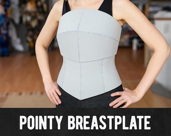 Pointy Breastplate & Corset Foam Pattern - Digital Download | PDF