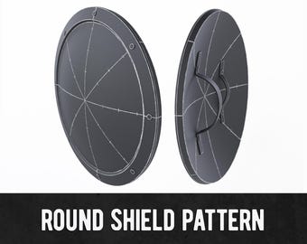 Round Shield Foam Pattern - Digital Download | PDF