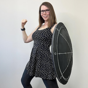 Round Shield Foam Pattern - Digital Download | PDF image 3