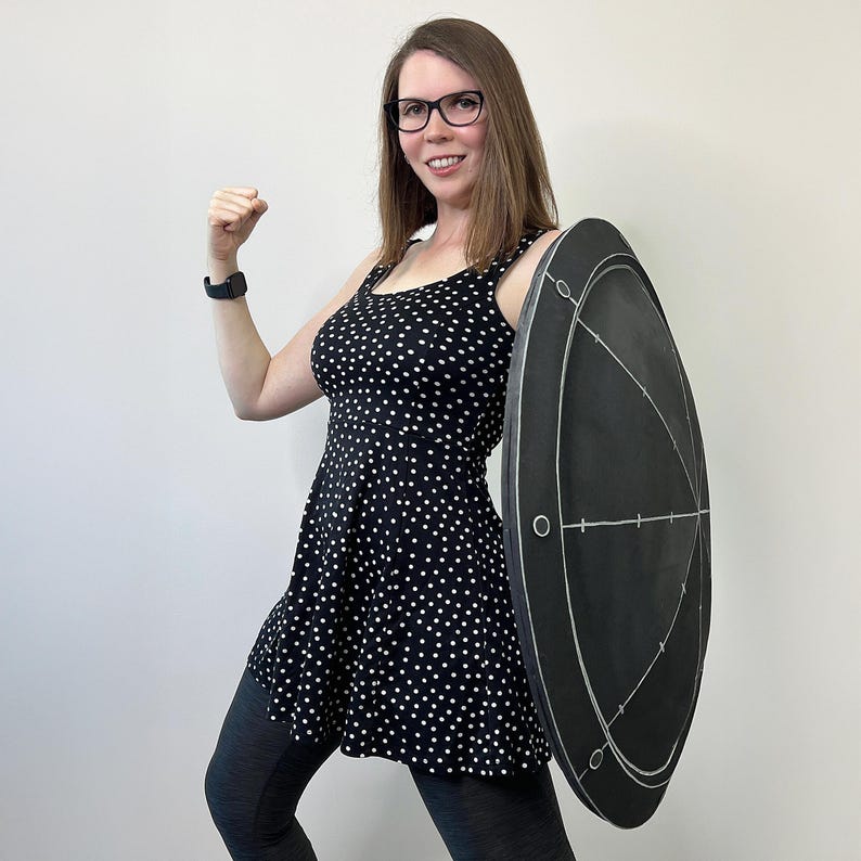 Round Shield Foam Pattern - Digital Download | PDF image 3