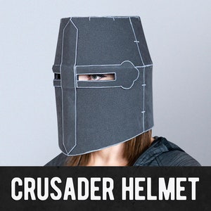 Crusader Helmet Pattern - Digital Download | PDF
