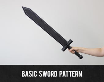 Basic Foam Sword Pattern - Digital Download | PDF