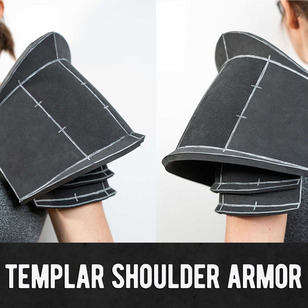 Templar Shoulder Armor Pattern - Digital Download | PDF