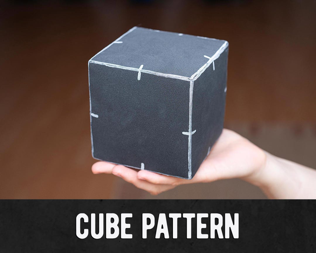 T Cube Pattern Cube Pattern - Digital Download | PDF - Etsy UK