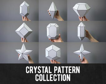 Crystal Pattern Collection (9 Designs) - Digital Download | PDF