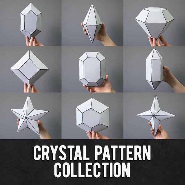 Crystal Pattern Collection (9 Designs) - Digital Download | PDF