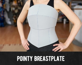 Pointy Breastplate & Corset Foam Pattern - Digital Download | PDF