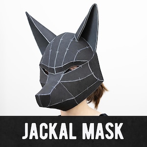 Jackal Fox Mask Pattern - Digital Download | PDF