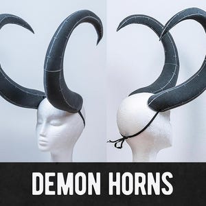 Demon Horn Foam Pattern - Digital Download | PDF