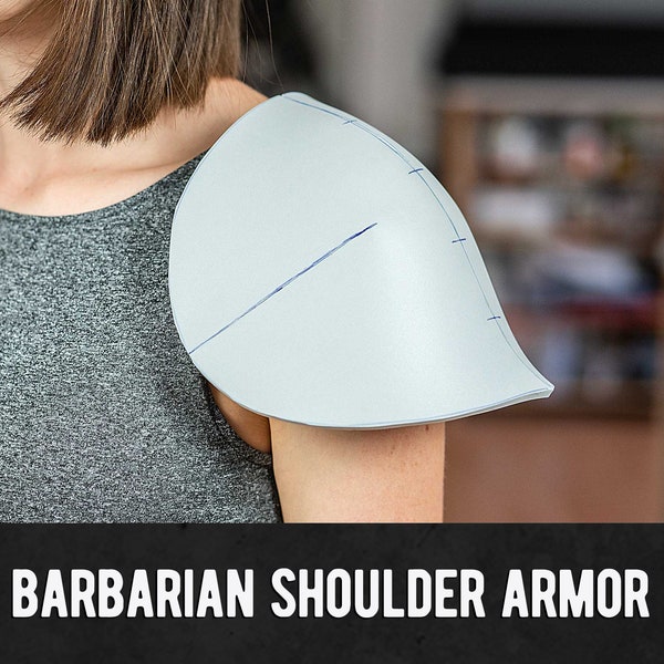 Motif d'armure d'épaule barbare - Téléchargement numérique | PDF