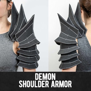Demon Shoulder Armor Pattern - Digital Download | PDF