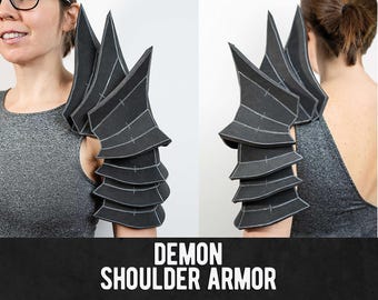 Demon Shoulder Armor Pattern - Digital Download | PDF
