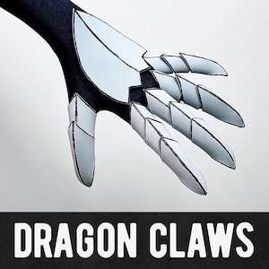 Modello di artiglio dell'armatura del drago - Download digitale / PDF