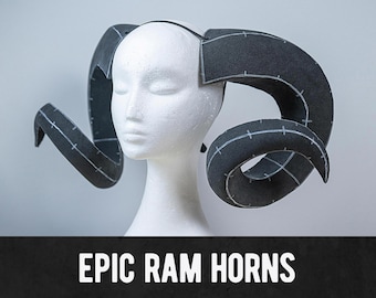 Epic Ram Horn Foam Pattern - Digital Download | PDF