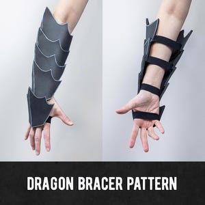 Dragon Bracer Pattern - Digital Download | PDF