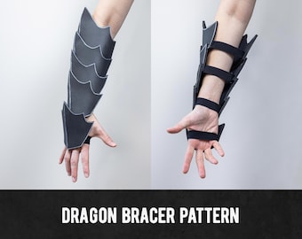 Modello per bracciale a forma di drago - Download digitale / PDF
