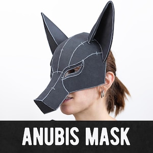 Anubis Fox Mask Pattern - Digital Download | PDF