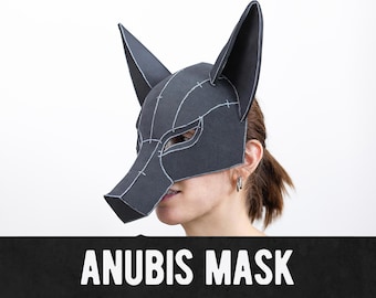Anubis Fox Mask Pattern - Digital Download | PDF