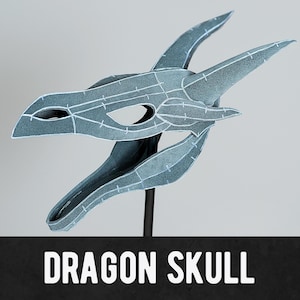 Motif crâne de dragon - téléchargement numérique | PDF