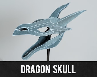 Dragon Skull Pattern - Digital Download | PDF