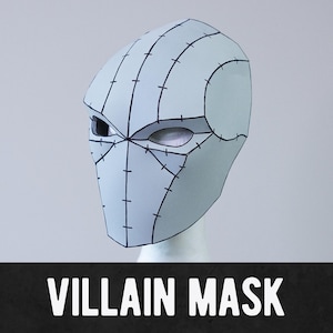 Patrón de máscara de villano - Descarga digital / PDF