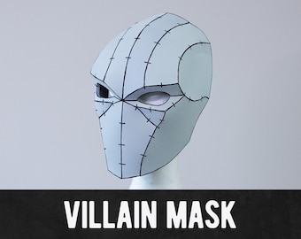 Villain Mask Pattern - Digital Download | PDF