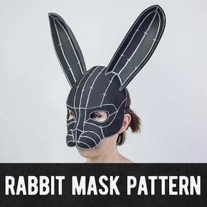 Modello maschera coniglio - Download digitale / PDF