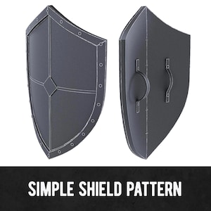 Simple Shield Foam Pattern - Digital Download | PDF