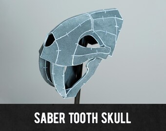 Sabertooth Skull Pattern - Digital Download | PDF