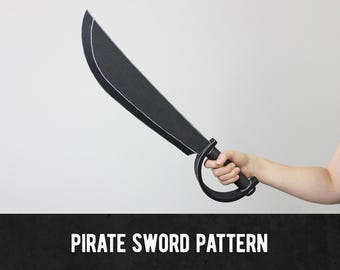 Pirate Foam Sword Pattern - Digital Download | PDF