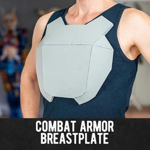 Male Combat Armor Breastplate Pattern - Digital Download I PDF