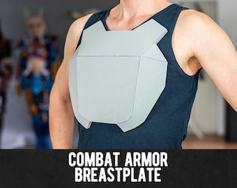 Male Combat Armor Breastplate Pattern - Digital Download I PDF