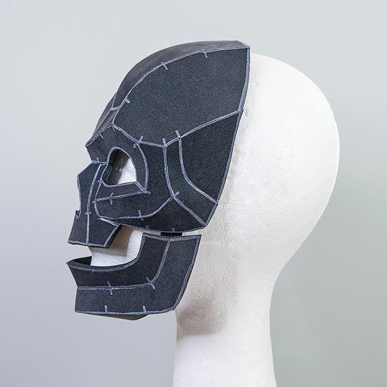 Skeleton Mask Pattern Skull Mask Pattern - Digital Download | PDF - Etsy