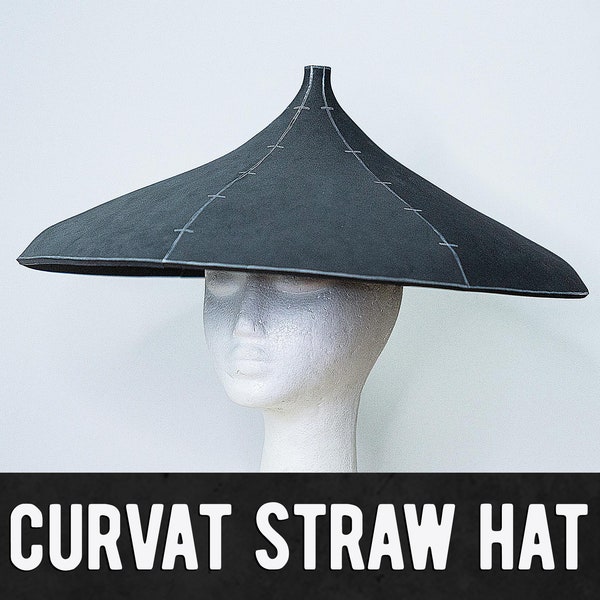 Curved Straw Hat Pattern - Digital Download | PDF