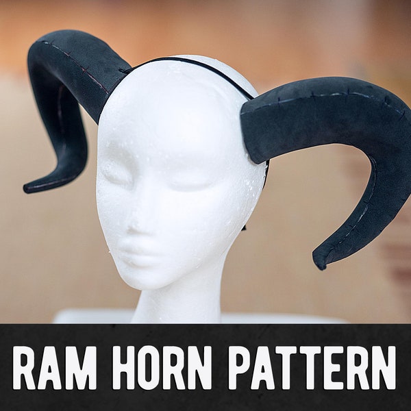 Ram Horn Foam Pattern - Digital Download | PDF