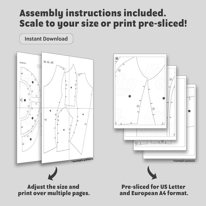 Leg Armor Pattern Collection 2 - 16 Different Designs - Digital Download PDF image 7