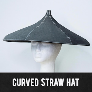 Curved Straw Hat Pattern - Digital Download | PDF