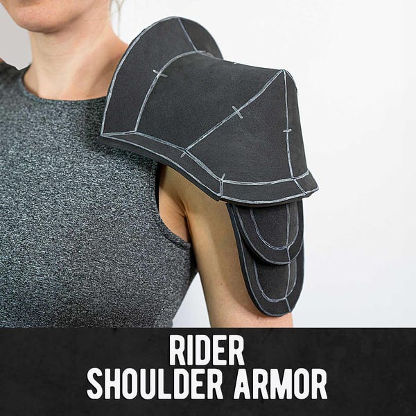 Rider Shoulder Armor Pattern - Digital Download | PDF