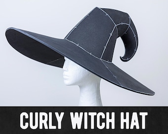 Curvy Witch Hat Pattern - Digital Download | PDF