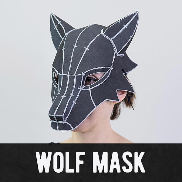 Wolf Mask Pattern - Digital Download | PDF