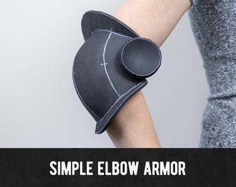 Simple Elbow Armor Pattern - Digital Download | PDF