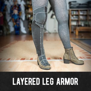 Mehrschichtiges Beinschutz-Muster - Digitaler Download | PDF-Datei