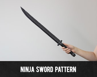 Ninja Foam Sword Pattern - Digital Download | PDF