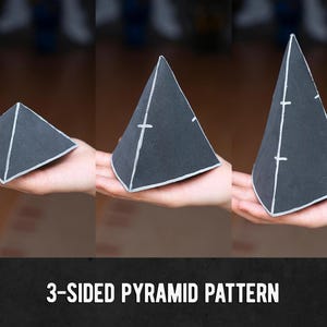 Three-Sided Pyramid Pattern - Digital Download | PDF