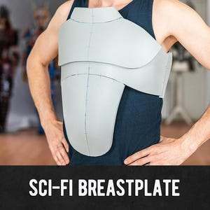 Male Sci-Fi Armor Breastplate Pattern - Digital Download I PDF