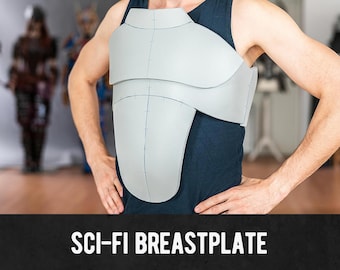 Male Sci-Fi Armor Breastplate Pattern - Digital Download I PDF