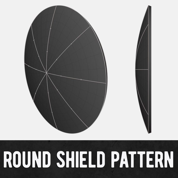 Round Shield Foam Pattern - Digital Download | PDF
